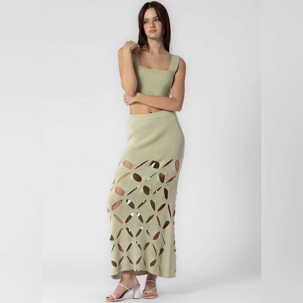 NWOT - Saffire Los Angeles- Vallarta Maxi Set in Sage
